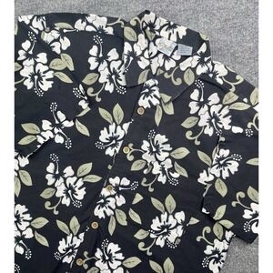 OP Ocean Pacific‎ Sport Hawaiian Floral Camp Resort Vintage Shirt XL